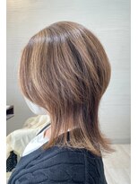 ヘアメイク アリエス 岩切店(HAIR MAKE aries)&nbsp;大人のレイヤー×白髪ぼかしハイライトカラー 仙台 30代40代50代