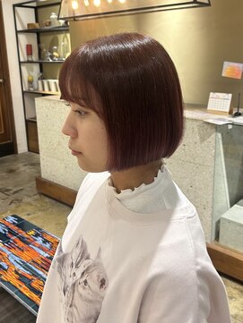 ハニー(HONEY by Chord) 【ココナ】深みピンクブラウン×ボブカット