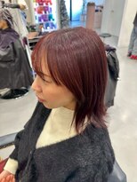 リノ(Lino)&nbsp;ピンクブラウン/顔回りレイヤー/ボルドールビー