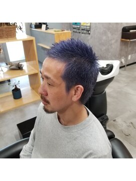 ラック(Luck) ボーズショート+ハイライト2makeカラー
