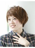 短め前髪で可愛いショート♪