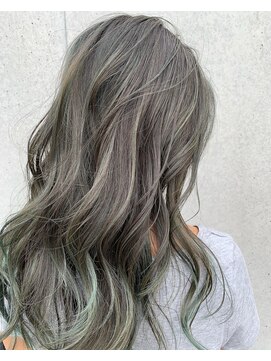 エッジ 下北沢(edge.) 【edge.下北沢】ハイライトカーキーアッシュ×レイヤーstyle