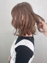 アイティー バイ アルバム 中野店(IT by ALBUM)&nbsp;モカベージュ_フルバングレッドブラウンハッシュカット_ba284012