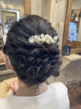 エルフルール(elfroole) 編み込みお呼ばれヘアアレンジ