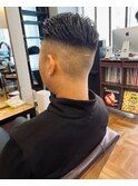 【IRIE HAIR赤坂】七三オールバック×ハイフェードスタイル
