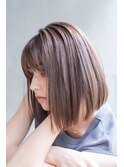 ACE 横浜 透明感ベージュ×ナチュラルボブ