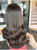 艶感のあるカラー×髪質改善カット×髪質改善カラー