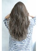 【Blanc/広島】グレージュ_抜け感ハイライト_ロング