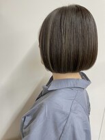 ベルクープス 天王寺店(Belle Coupes) 【BelleCoupes】三島直子 ハイライトグレージュ 大人ボブヘア