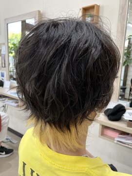 サクラ(SAKURA) ウルフ◇襟足ブリーチ