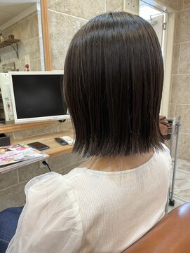 シャンティ 平岸店(Shanti) 切りっぱなしボブ　本宮純