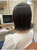 切りっぱなしボブ 本宮純