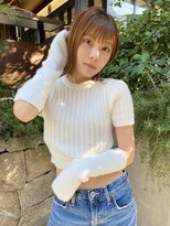 ムード カナザワ(mood kanazawa) 外ハネ×色っぽミディアム