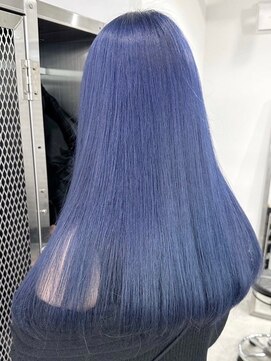 ウィコ 新宿(WICO) ブルーロング[新宿駅/フェミニン/モード/ダークアッシュ]