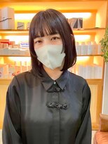 ユラギフロムユイマァル 水島店(YURAGI from YUIMARL) 切りっぱなしボブ×ステップカット