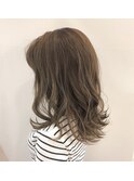 ハイライト×外はねミディアム