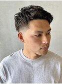 サイドグラデーションパーマローフェード y