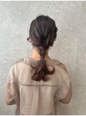 ポニーテール/ヘアセット/お呼ばれヘア