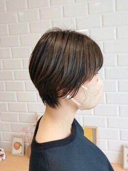 オレンジハウスの写真/こだわり抜いたカットで丸み,くびれを作り1人1人に合わせたハイセンスなショートStyleを♪自宅での再現性◎