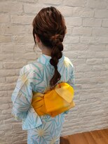 アートメイクトキ ポニーテールアレンジ&垂らし帯