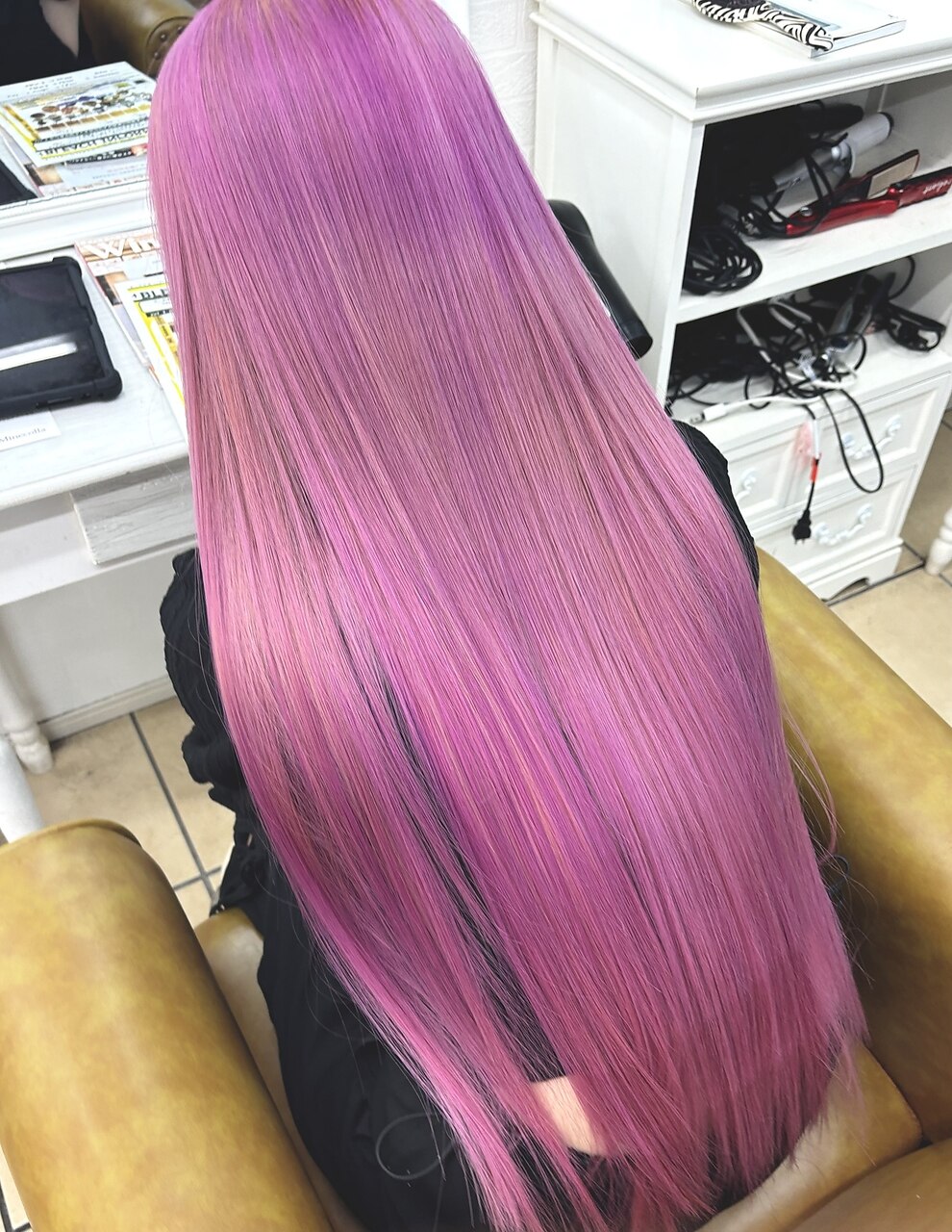 スーパーロングピンク【広島派手髪】【広島ハイトーン】：L218934482