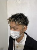 金メッシュショート