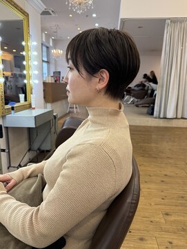 コワファースト 別府 大人可愛い30代40代50代60代ショート/白髪ぼかし/大分/別府