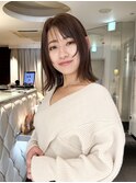 ひし形ボブ×フェイスレイヤー