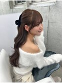 上品可愛い◇韓国くびれヘア/長め前髪/ショコラブラウン