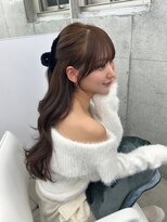 アイシー 表参道(ICY)&nbsp;上品可愛い◇韓国くびれヘア/長め前髪/ショコラブラウン