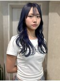 ほんのりバイオレットのブルーカラー
