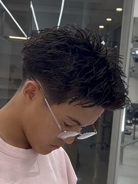 ササ 京都河原町店(33 SASA) スパイキーショートピンパーマ　京都四条河原町