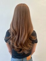 イーストハムアネーロ(EAST HAM anello) ロングレイヤー/ブラウンベージュ/ブリーチなしダブルカラー