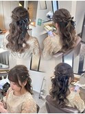 お呼ばれヘアセット