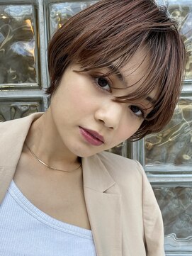 アミー 駒澤(Ammy komazawa) #切りっぱなしボブ #前下りボブ #顔周りレイヤー #小顔カット