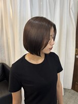 スイート ヘアデザイン(Suite HAIR DESIGN)&nbsp;透明感カラー×パツっとボブ