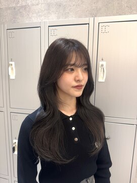 エヌ 大阪梅田店(enu) シルバーグレージュ×韓国くびれ巻き