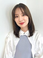 バサ 久米川店(BASSA)&nbsp;大人ミディアムレイヤースタイル/質感再整カラー