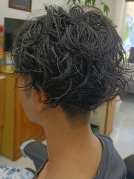 理容 ひまわりの写真/【守山区】パーマスタイルに失敗したくない方にオススメ◎ひとりひとりに合わせたスタイル提案が得意!