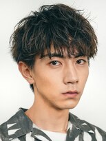 デプト(DEPT.)&nbsp;ツイストスパイラルメンズパーマシャドウパーマ波巻きパーマ眉毛