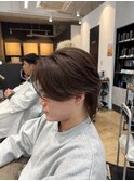 MEN’S HAIR/波巻きツイストスパイラル/リバースセンターパート