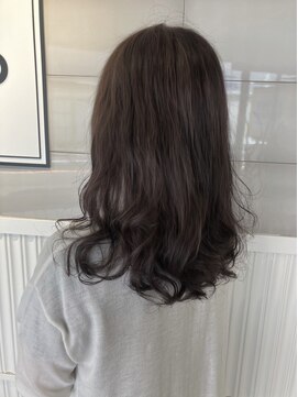ギルド 清瀬店(GUILD) 艶感ブラウンのミディアムウェーブ
