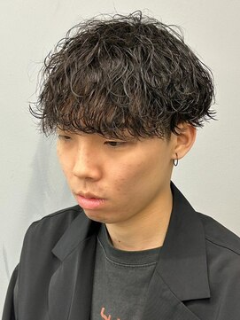 エルマーク 松山(L-MARK) ツイストスパイラル/スパイラルパーマ/メンズ/マッシュ/眉毛