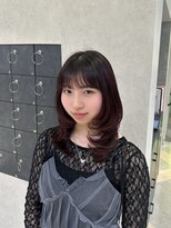 ザザ シンジュク(ZA/ZA shinjuku)&nbsp;ワンカールレイヤー×ボルドーカラー