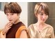 ウィロー(WILLOW)の写真/＜京橋＞ショート・ボブとの相性抜群な顔周りレイヤー◎サッと束ねた横顔もトレンド感のある上品な小顔へ。