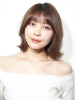 ラフィス ヘアー ハーバー 横浜店(La fith hair Harbor)&nbsp;【La fith】外ハネボブボブ×ミルクティーブラウン