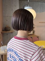 マルソー&nbsp;岡山ボブフレンチボブベージュカラー髪質改善トリートメント