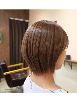 響の写真/どこから見てもキレイなシルエットを実現☆パーソナルカットであなただけの抜け感あるショートに♪