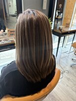 ジャストビューティ ルフレ 金沢八景店(Just Beauty Rufure)&nbsp;ハイライト/白髪ぼかし/ベージュ/縮毛矯正
