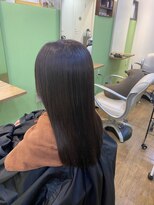 エシカル(ethical) 【髪質改善】弱酸性縮毛矯正+ミネラルトリートメント